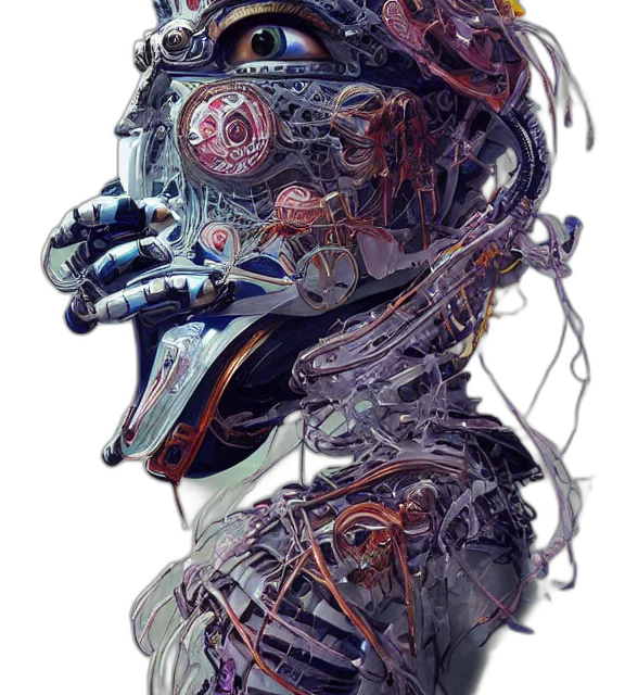 robot, mask, face, jewelry transparent PNG cut-out