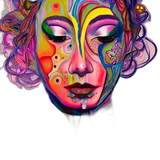 mask, face, crown, jewelry transparent PNG cut-out