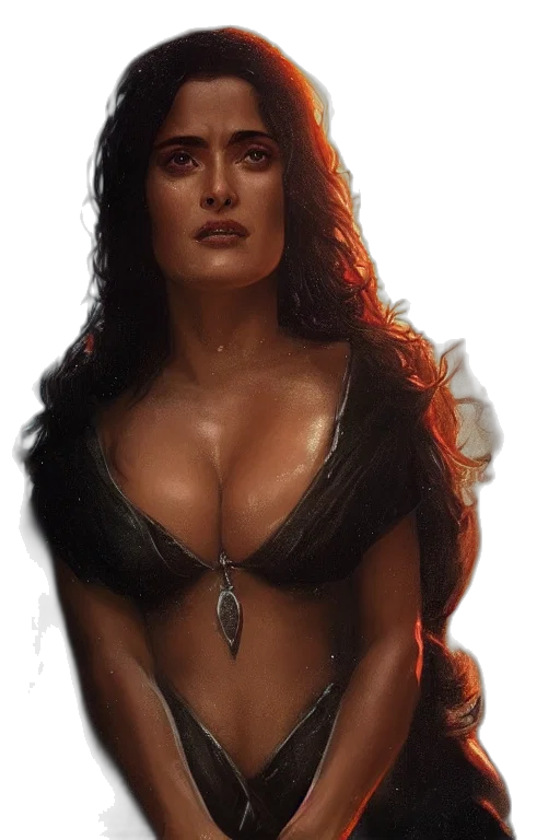 fantasy art, comic book art, concept art, photorealistic transparent PNG cut-out