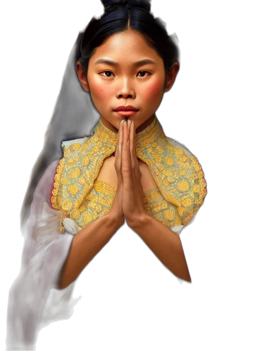 face, mask, staff, dress, photorealistic, concept art, fantasy art, 3d render transparent PNG cut-out