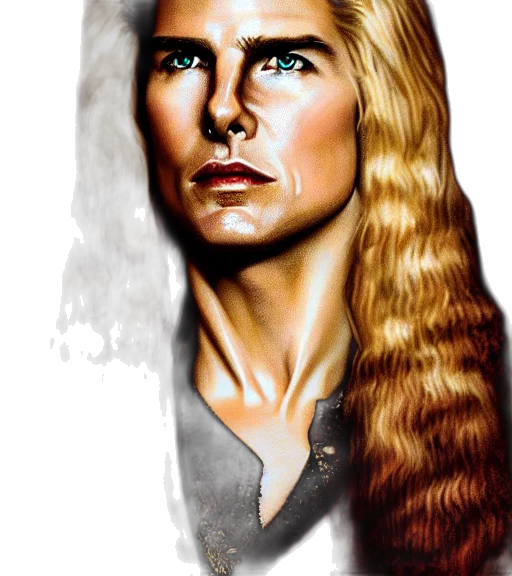 face, fantasy art, comic book art, photorealistic, cartoon, majestic, regal, aristocratic transparent PNG cut-out