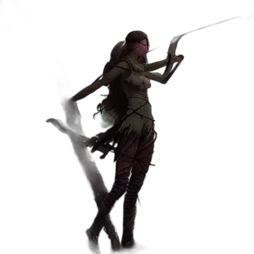 staff, creature, weapon, sword, concept art, fantasy art, 3d render, comic book art transparent PNG cut-out