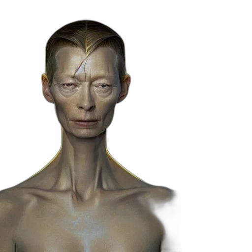 face, mask, jewelry, robot, concept art, 3d render, photorealistic, woman transparent PNG cut-out