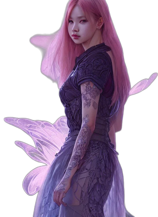 dress, dragon, creature, fantasy art transparent PNG cut-out