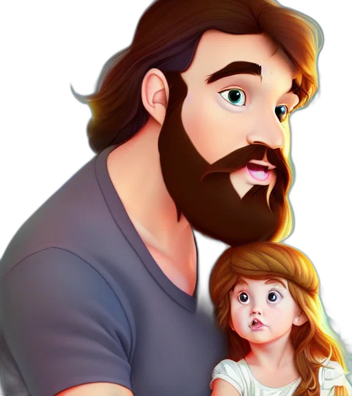 face, cartoon, photorealistic, concept art transparent PNG cut-out