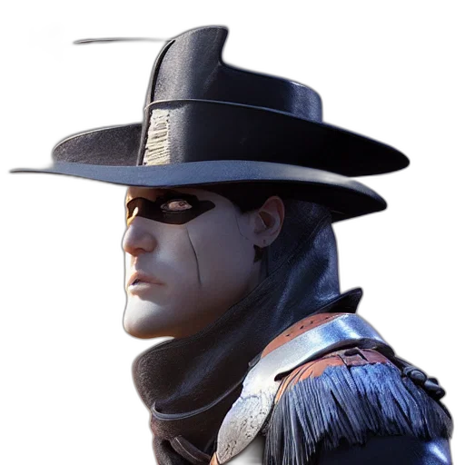 hat, mask, face, staff transparent PNG cut-out