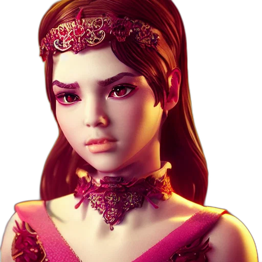 crown, jewelry, face, fantasy art transparent PNG cut-out