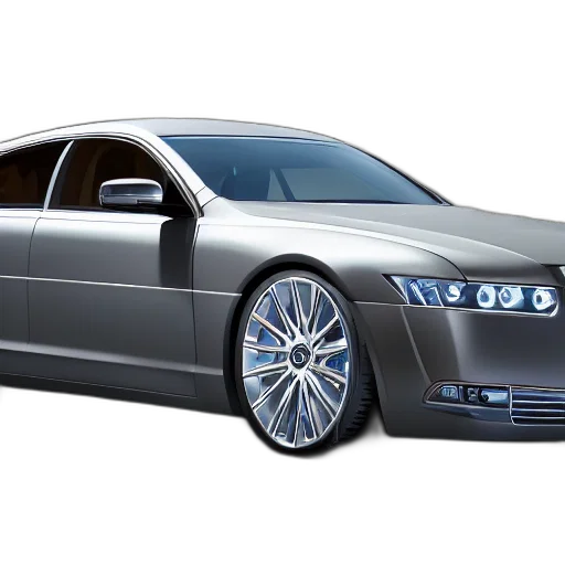 car, photorealistic, 3d render, concept art, walter, white, luxury, high transparent PNG cut-out