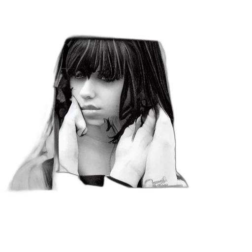 face, jacket, photorealistic, pencil sketch transparent PNG cut-out