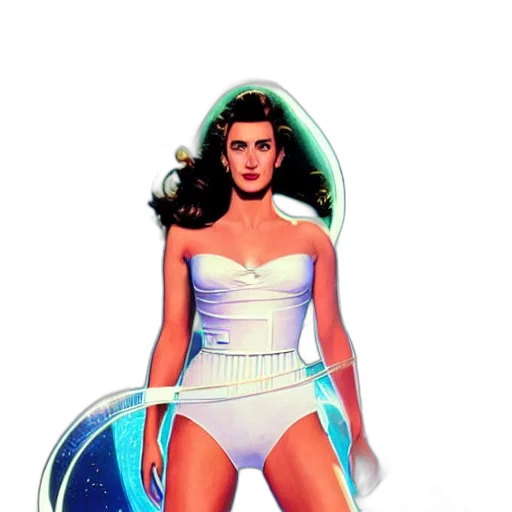 dress, concept art, 3d render, vaporwave transparent PNG cut-out