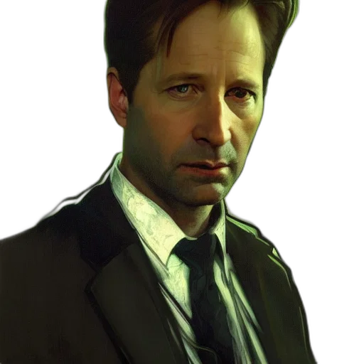 face, jacket, staff, robot transparent PNG cut-out