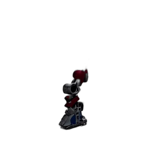robot, weapon, staff, crown, 3d render, pixel art, concept art, fantasy art transparent PNG cut-out
