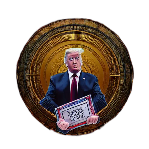 furniture, weapon, crown, mask, donald, trump, deity, jeffrey transparent PNG cut-out