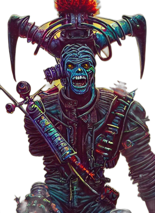 robot, staff, creature, mask transparent PNG cut-out