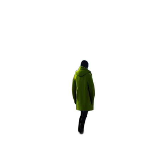 jacket, dress, staff, umbrella transparent PNG cut-out