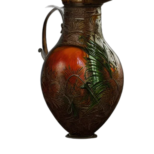 bottle, crown, dragon, jewelry transparent PNG cut-out