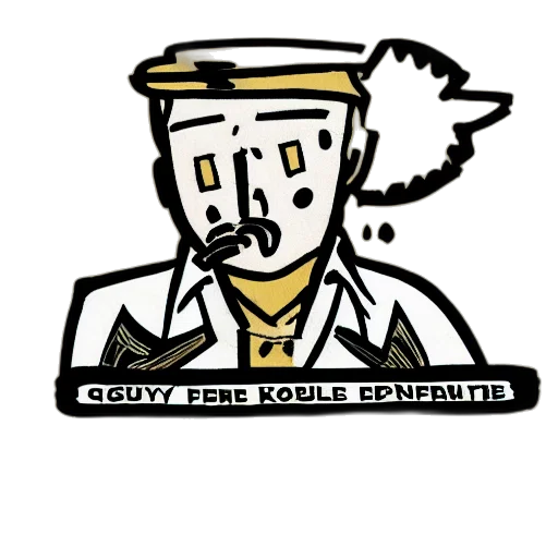 crown, staff, cartoon, cyberpunk, comic book art, concept art, guy, fierri transparent PNG cut-out