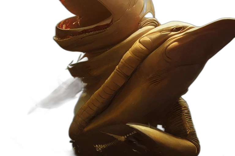 robot, creature, dragon, mask, concept art, 3d render, photorealistic, fantasy art transparent PNG cut-out