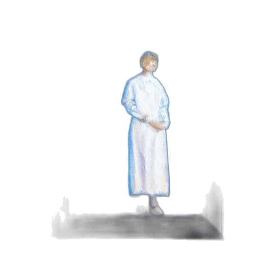 staff, robot, face, dress transparent PNG cut-out