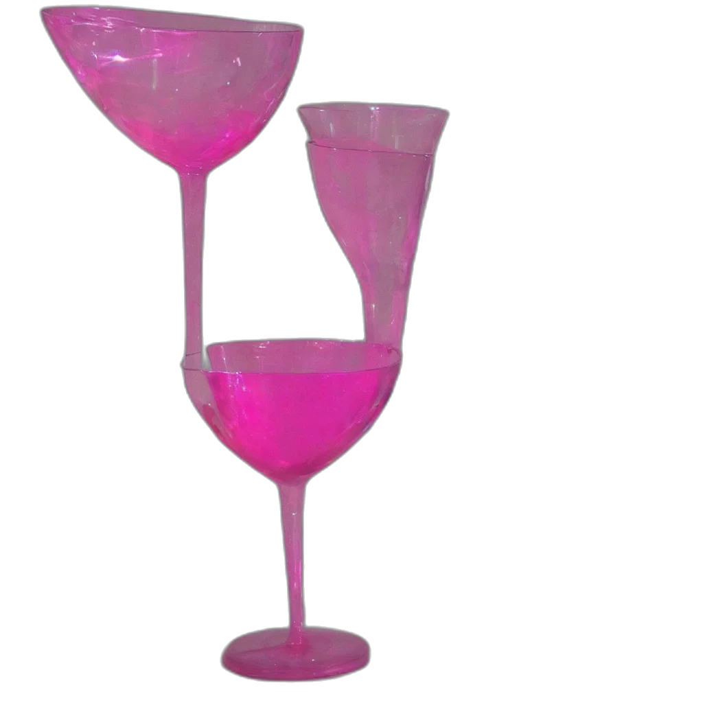 jewelry, furniture, 3d render, vaporwave transparent PNG cut-out