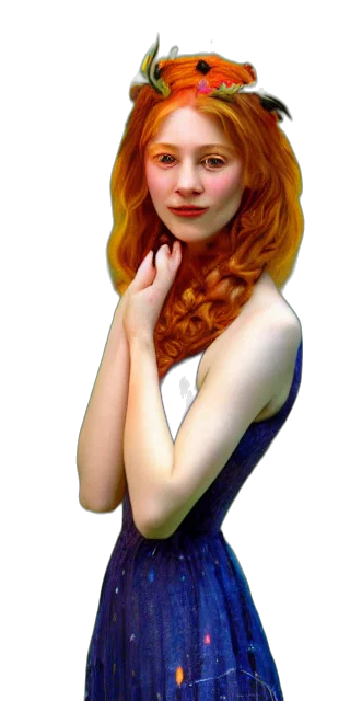 dress, face, crown, jewelry, photorealistic, fantasy art, cartoon, oil painting transparent PNG cut-out