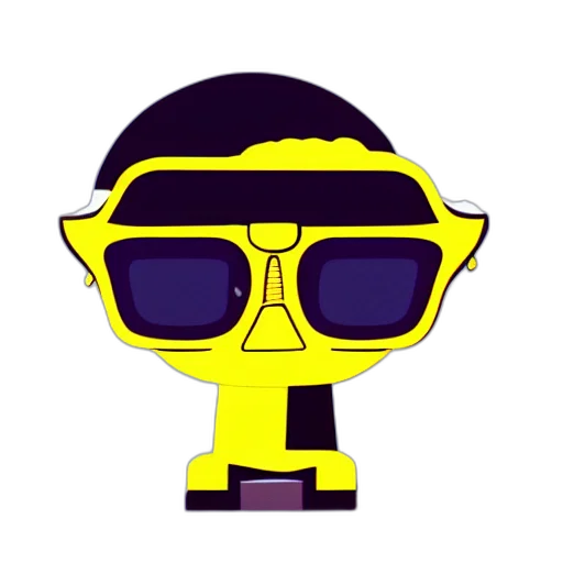 staff, robot, face, cartoon transparent PNG cut-out