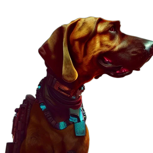staff, animal, concept art, photorealistic transparent PNG cut-out