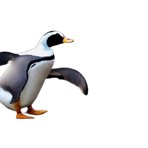 animal, creature, staff, 3d render, concept art, pixel art, cartoon, duck transparent PNG cut-out