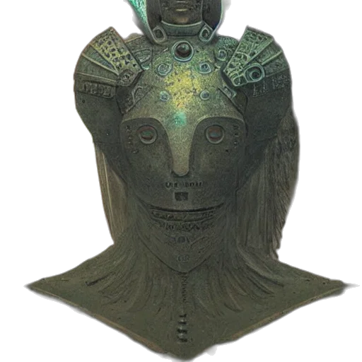 mask, face, crown, robot, 3d render, concept art, fantasy art, photorealistic transparent PNG cut-out