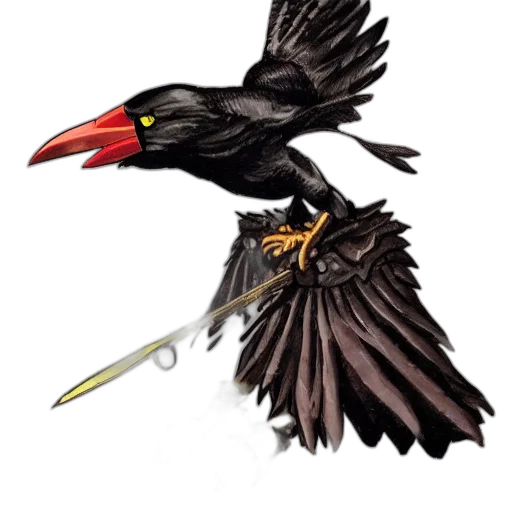 staff, weapon, animal, jewelry, concept art, fantasy art, 3d render, photorealistic transparent PNG cut-out