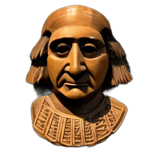 face, mask, crown, staff transparent PNG cut-out