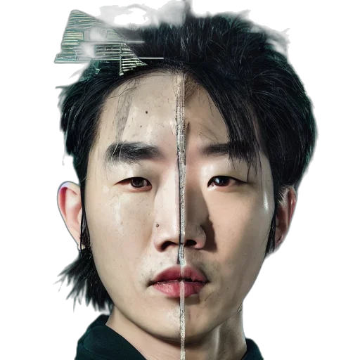 face, mask, staff, photorealistic transparent PNG cut-out