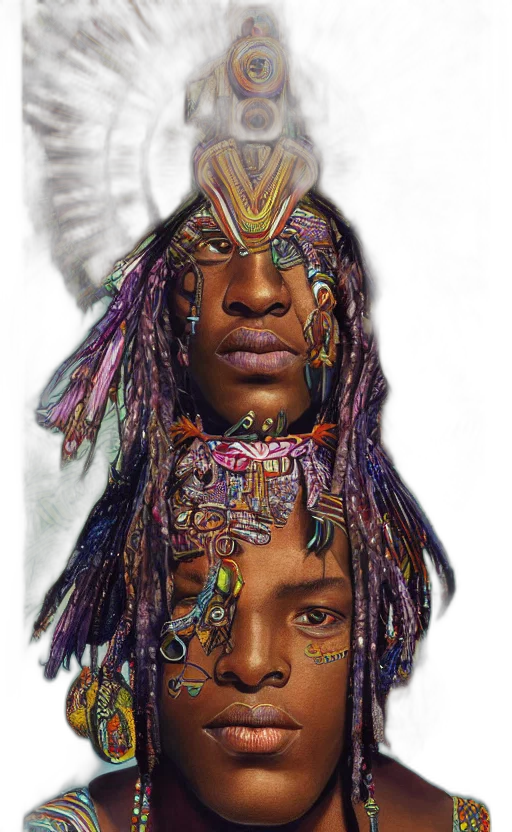 face, crown, jewelry, mask, fantasy art, photorealistic, concept art, comic book art transparent PNG cut-out