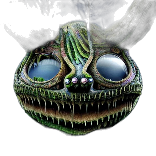 dragon, mask, creature, animal transparent PNG cut-out