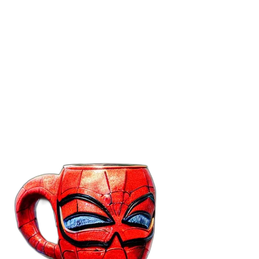 mask, face, comic book art, 3d render, photorealistic, concept art, red, closeup transparent PNG cut-out
