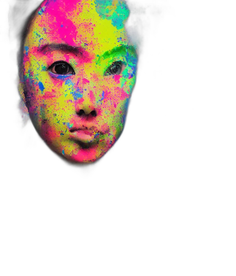 mask, face, creature, robot, photorealistic, vaporwave, 3d render, watercolor transparent PNG cut-out