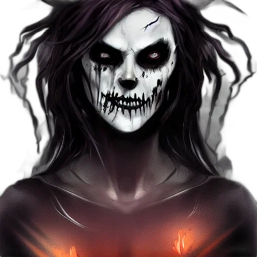 mask, face, creature, fantasy art, concept art, comic book art, photorealistic, fire transparent PNG cut-out