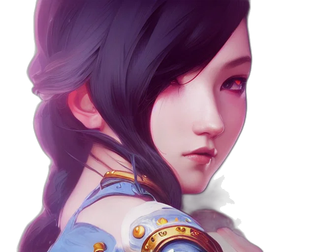 face, jewelry, crown, fantasy art, concept art, photorealistic, oil painting, blue transparent PNG cut-out
