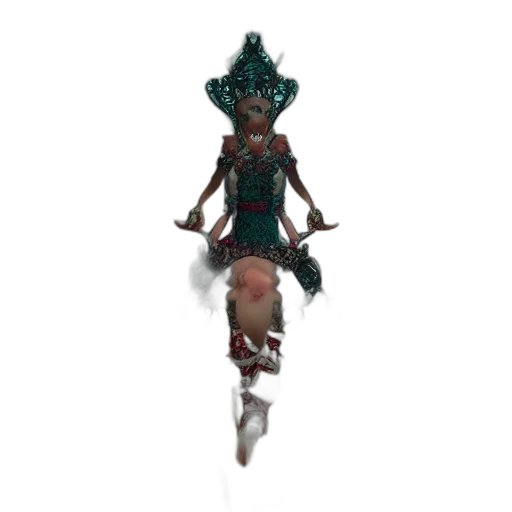 staff, creature, dragon, mask, concept art, 3d render, fantasy art, pixel art transparent PNG cut-out