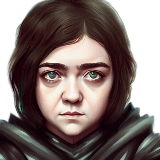 face, fantasy art, concept art, photorealistic transparent PNG cut-out