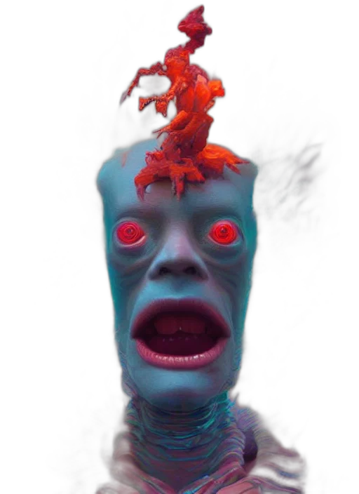 creature, mask, face, robot transparent PNG cut-out