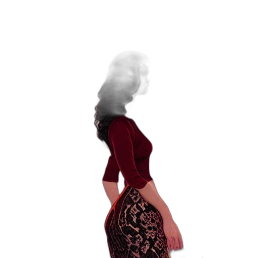 dress, jacket, staff, jewelry transparent PNG cut-out