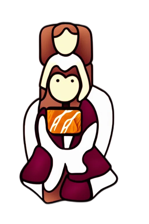 robot, staff, crown, food transparent PNG cut-out