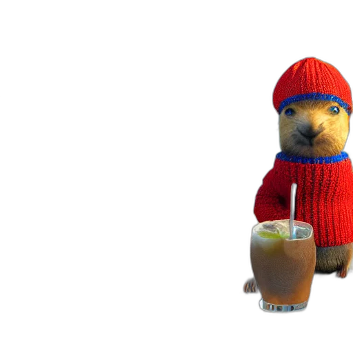 hat, animal, food, jacket transparent PNG cut-out