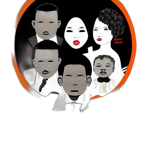 cartoon, comic book art, concept art, photorealistic, poster, design, miserable, black transparent PNG cut-out