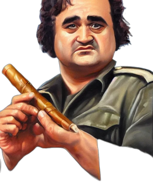 staff, weapon, face, jacket transparent PNG cut-out
