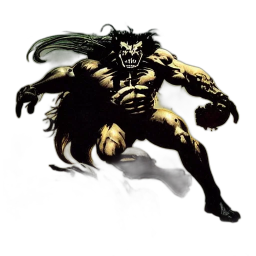 creature, animal, comic book art, concept art, fantasy art, lobo, painting, frank transparent PNG cut-out
