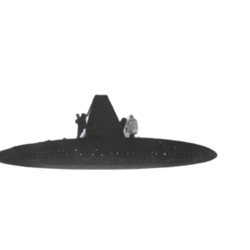 hat, crown, umbrella, staff, 3d render, outer space, dark, photo transparent PNG cut-out
