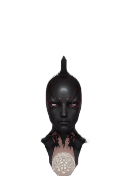 mask, face, staff, creature transparent PNG cut-out