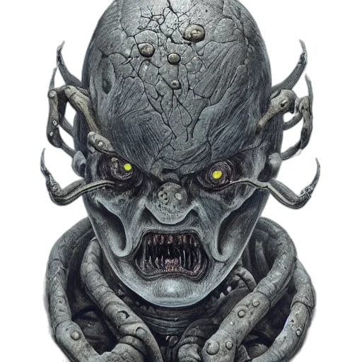 mask, creature, face, dragon transparent PNG cut-out